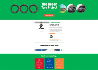 The green tyre message reaches over 1 million Australians