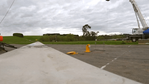 Passing the crash test at 100km an hour…