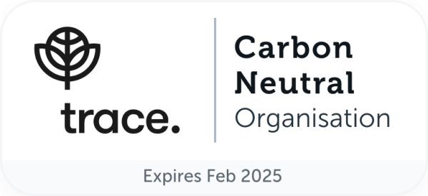 Trace certification logo with date